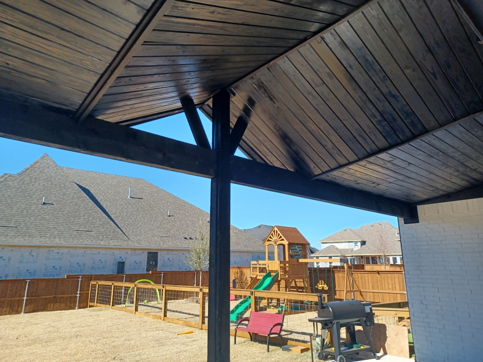 Covered patio project