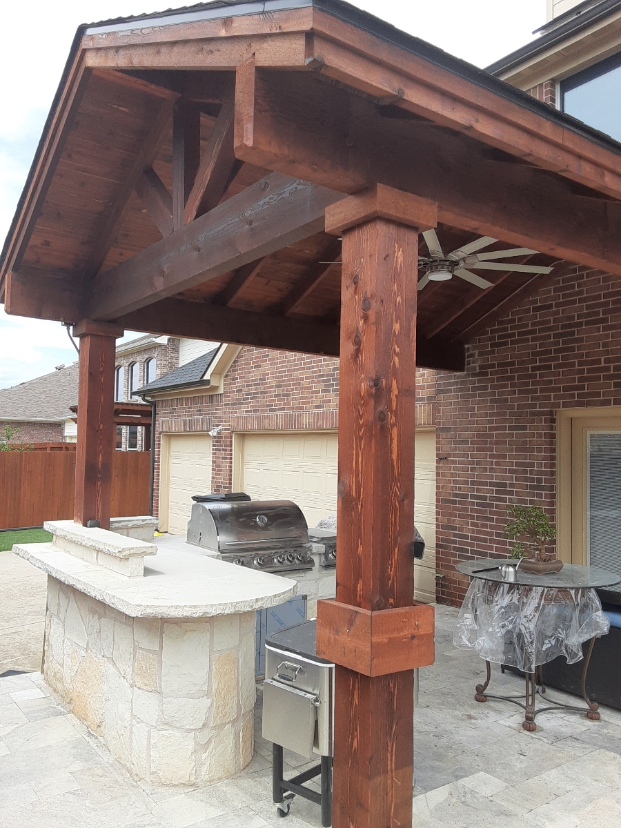 Covered patio project