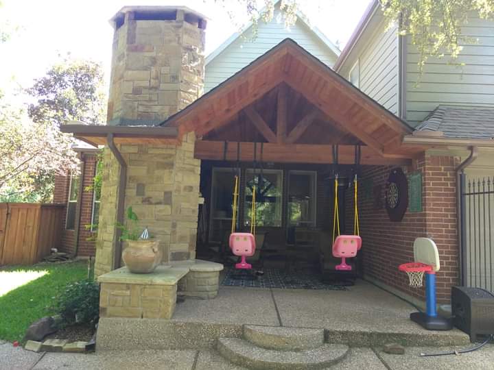 Covered patio project