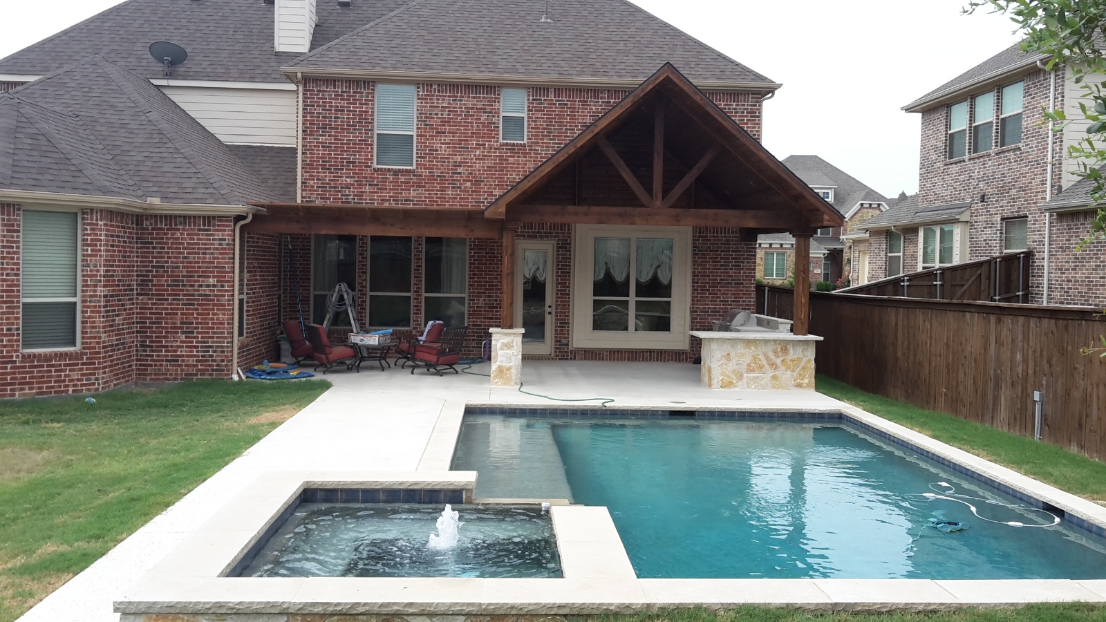 Covered patio project