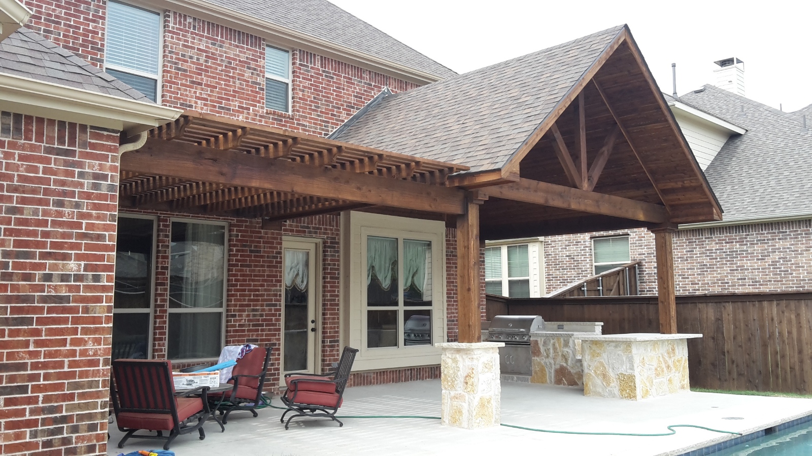 Covered patio project