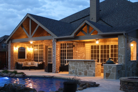 Covered patio project