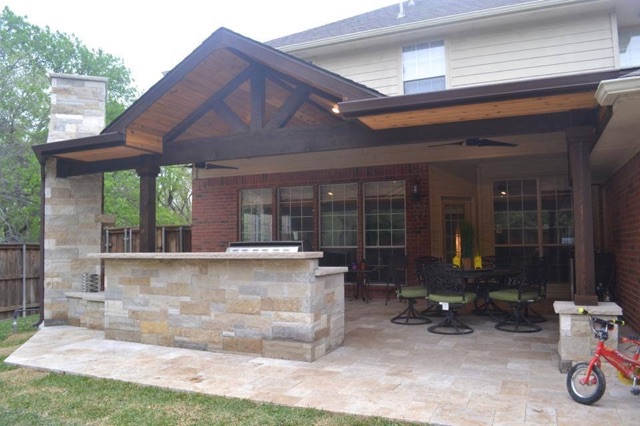 Covered patio project