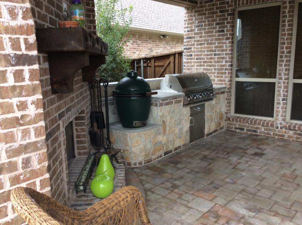 Outdoor kitchen project