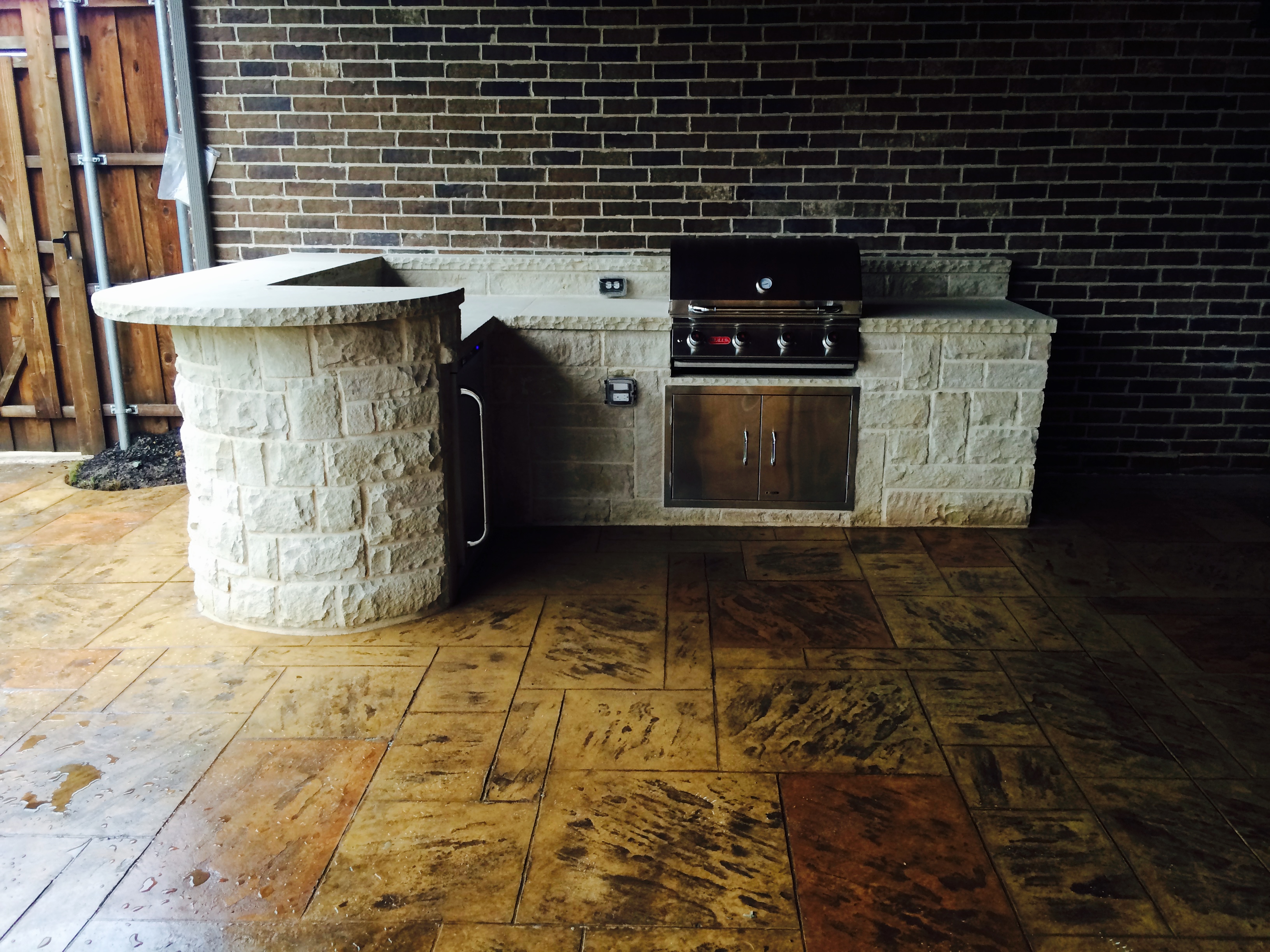 Outdoor kitchen project
